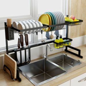 Stainless Steel Over Sink Dish Drying Rack