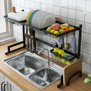 Stainless Steel Over Sink Dish Drying Rack